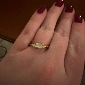 Kendra Scott Ring with Cream Stone